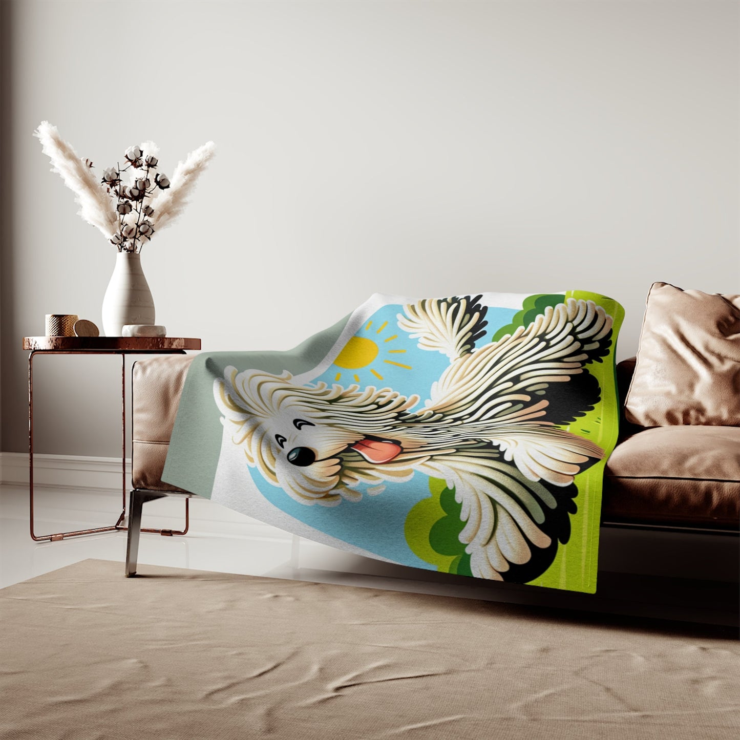 Sweatshirt Blanket – Plush Fleece Throw, 2 Size Options