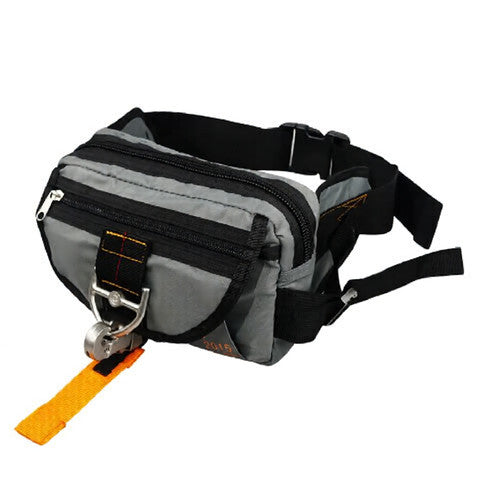 Multifunctional Waist Bag With A Uniquely Designed Nylon Hook-and-loop Closure