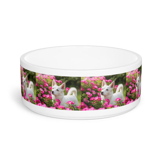 Ceramic Pet Bowl – 16 oz Dog Feeding Bowl