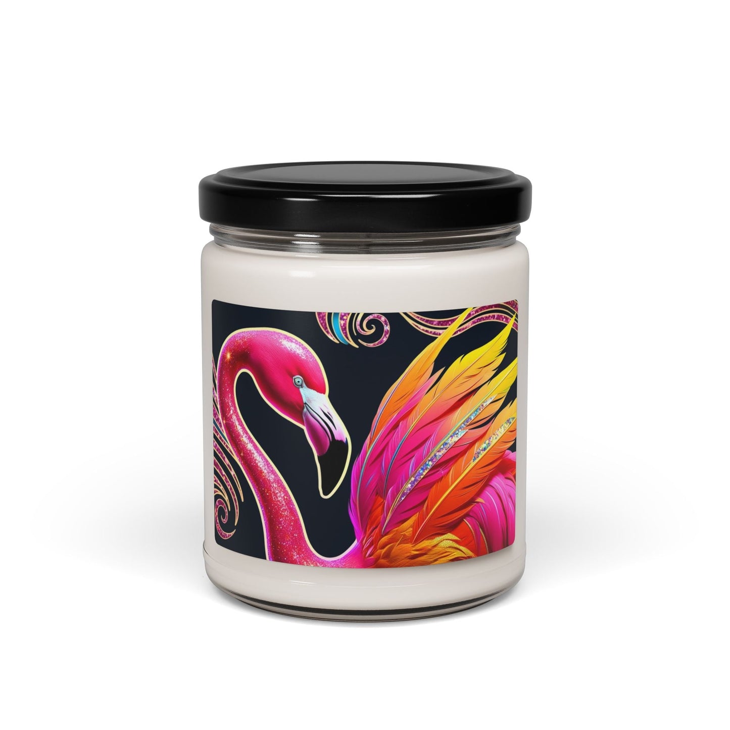 Bougie parfumée en cire de soja avec pot en verre