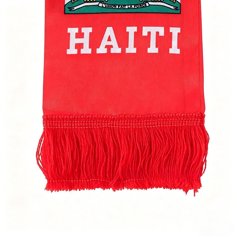 Haiti World Fan Scarf Satin Neck Warmer