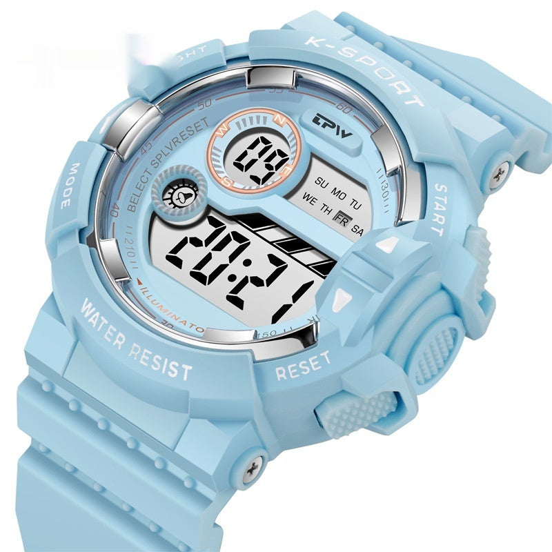 Luminous Multifunctional Student Sports Waterproof Children's Electronic Watch