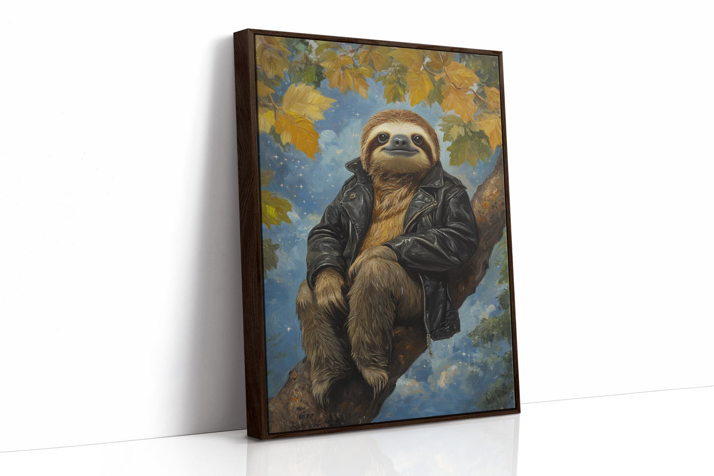 Rebel Sloth in a Leather Jacket