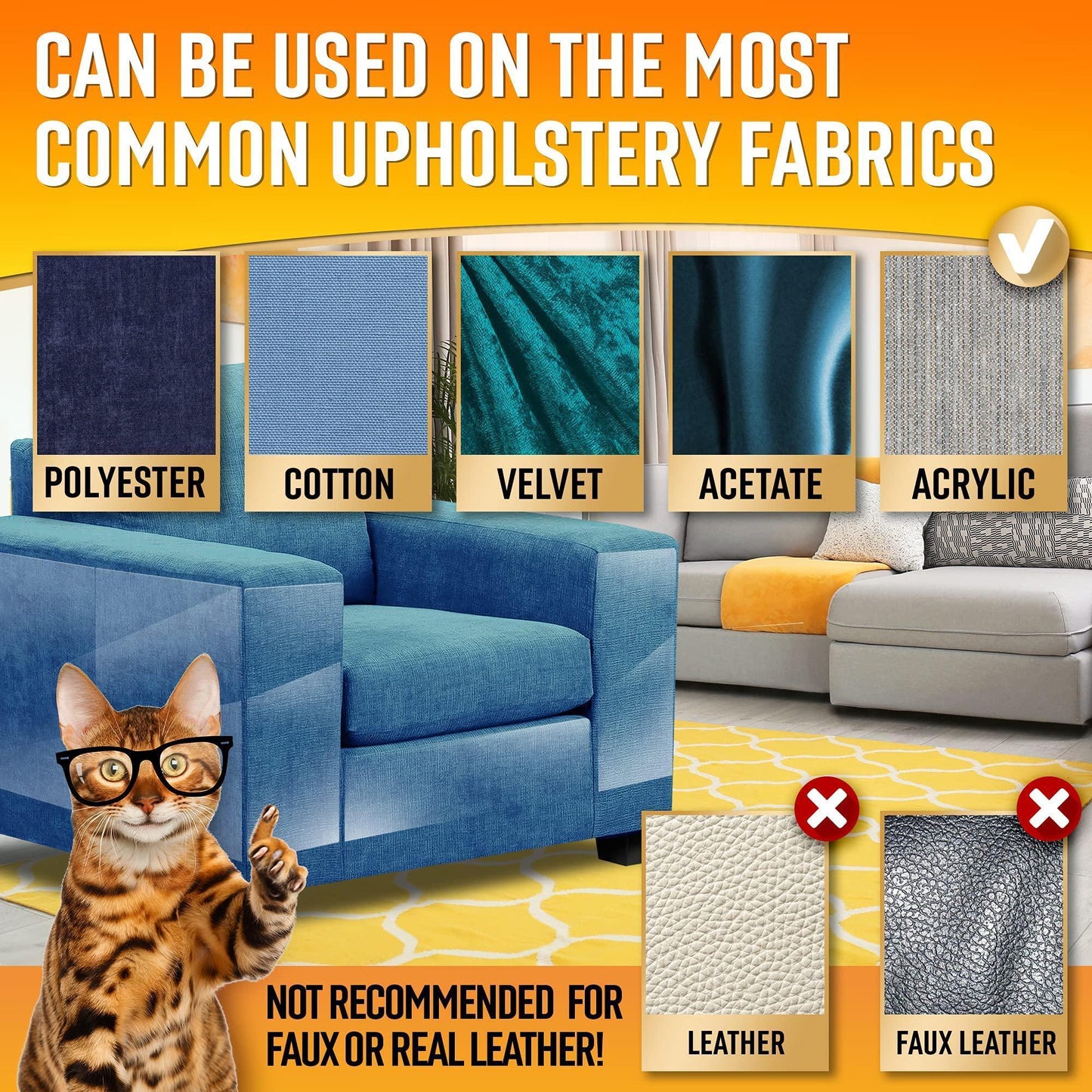 Cat Scratch Furniture Protectors for Sofa 10 XL Sheets