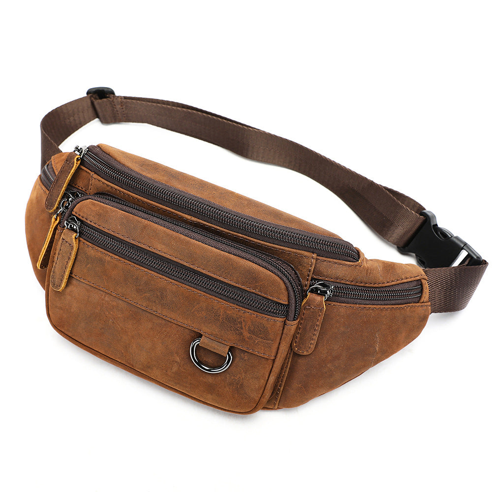 Multifunctional Mens ShoulderCrossbody Waist Bag