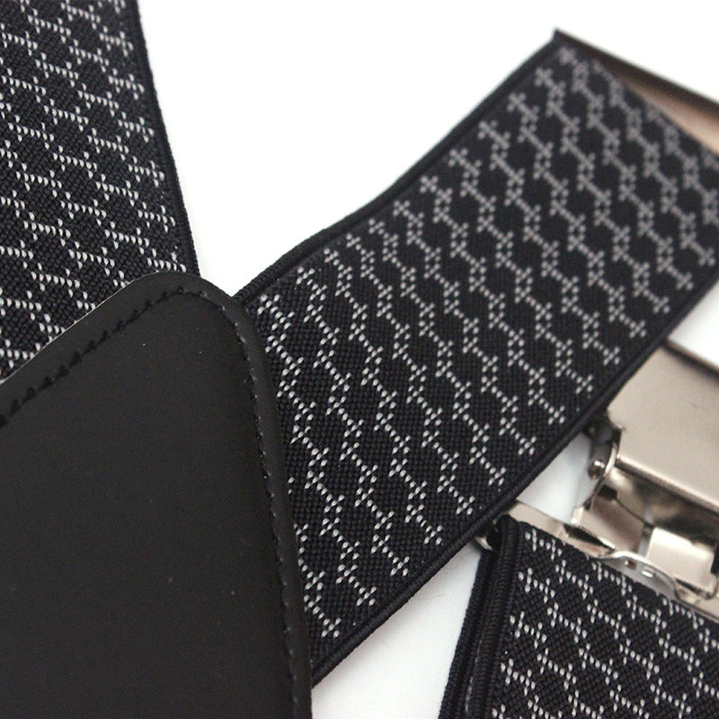 Mens Elastic Wide And Thick Suspenders