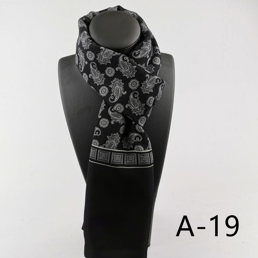 Men's Double Layer Cashmere Washed Warm Scarf