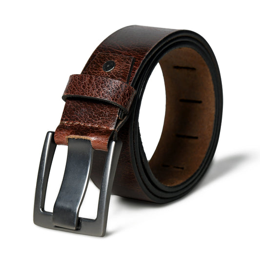 Ceinture en cuir marron foncé Timberline