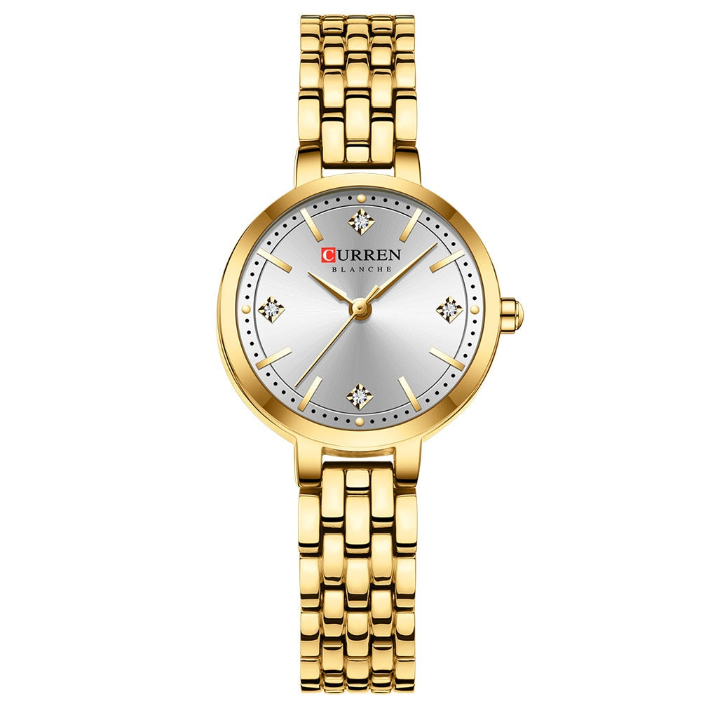 Small-dial Waterproof Womens Casual Quartz Watch