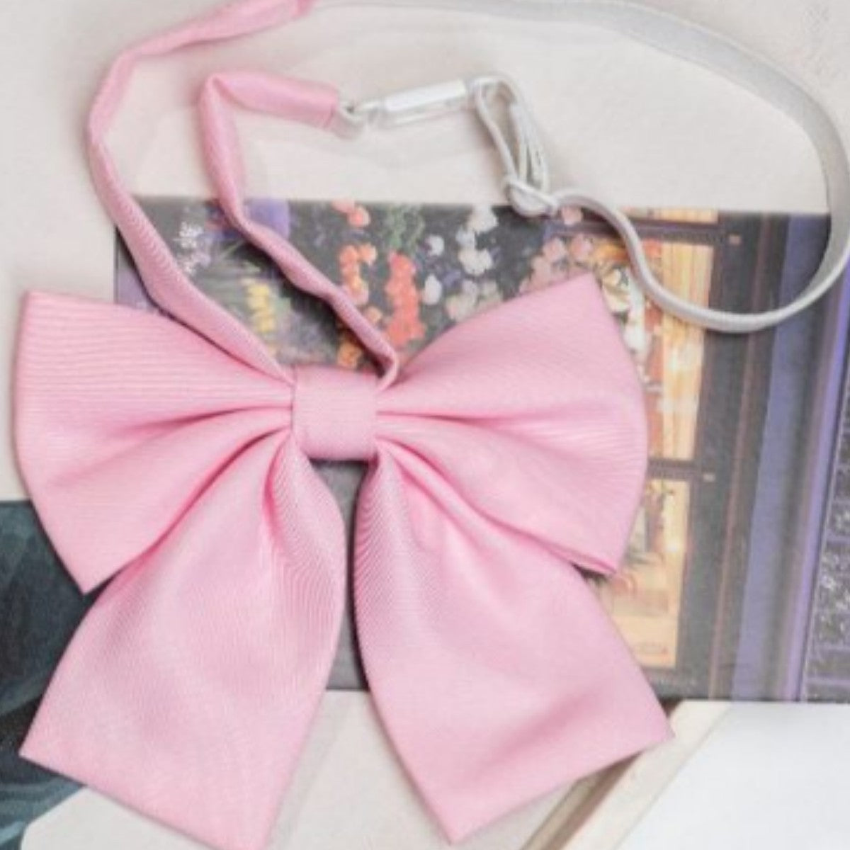 Solid Color Knot Free Student Uniform Tie Pin