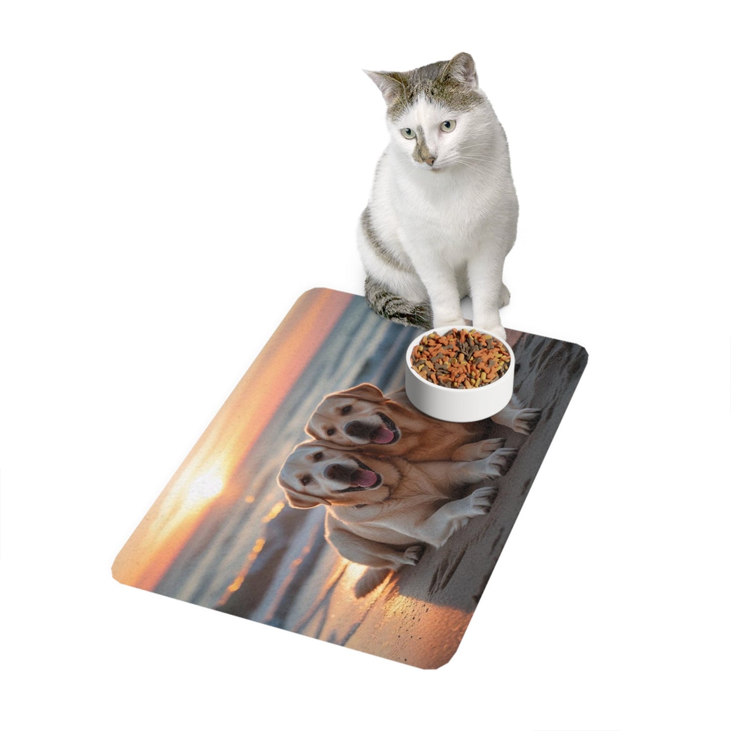 Non-Slip Pet Food Mat – Waterproof Feeding Mat for Dogs