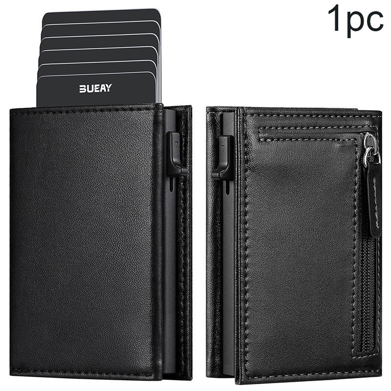 Foreign Trade First-layer Cowhide Genuine Leather Card Holder