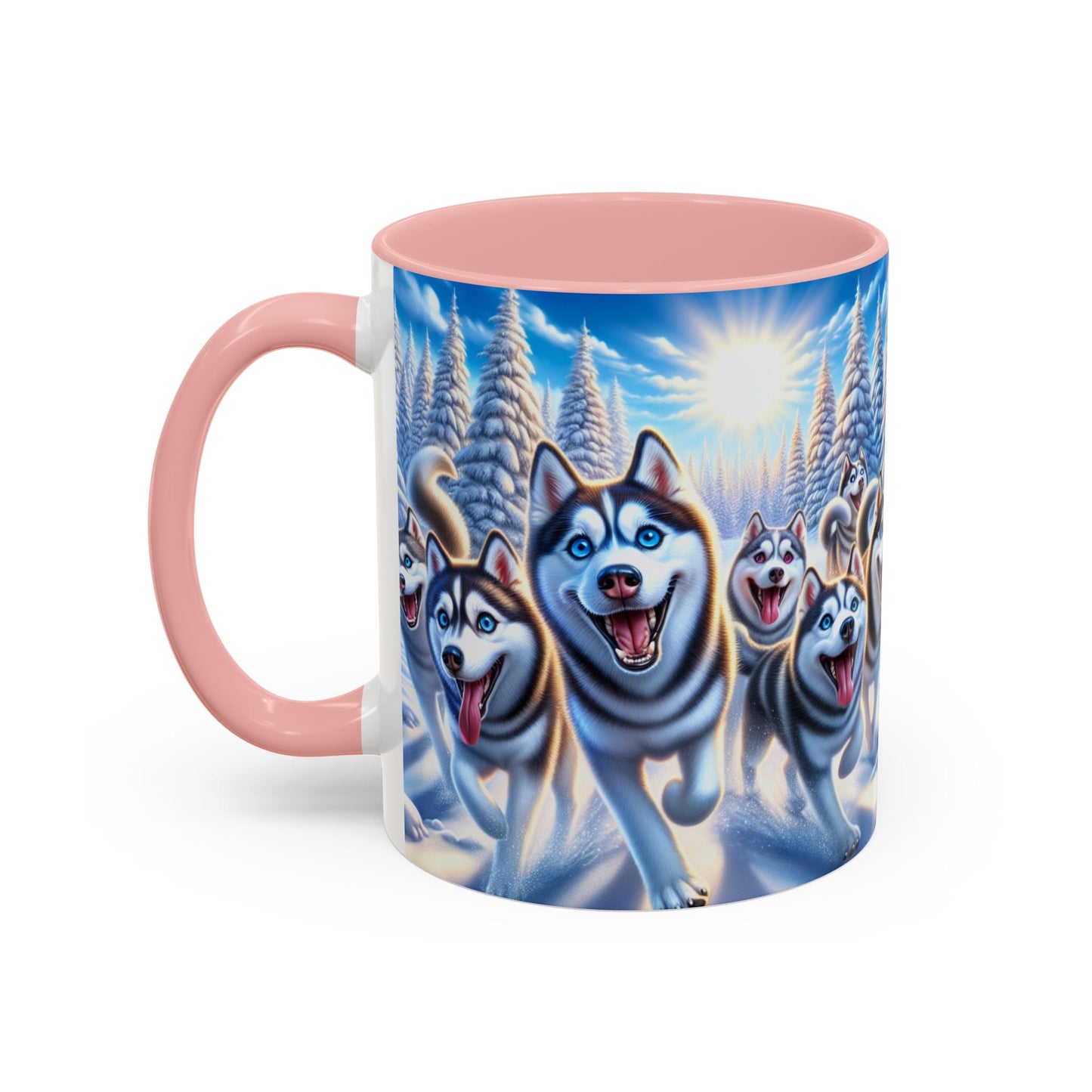 Keramiktasse mit Hunderassen-Motiv – 11 oz & 15 oz