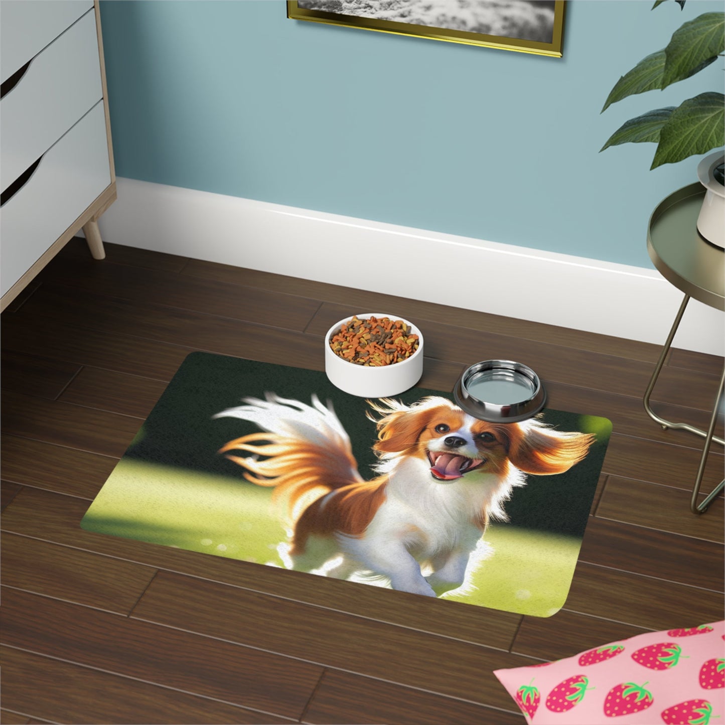 Tapis antidérapant pour animaux de compagnie – Tapis d'alimentation étanche pour chiens