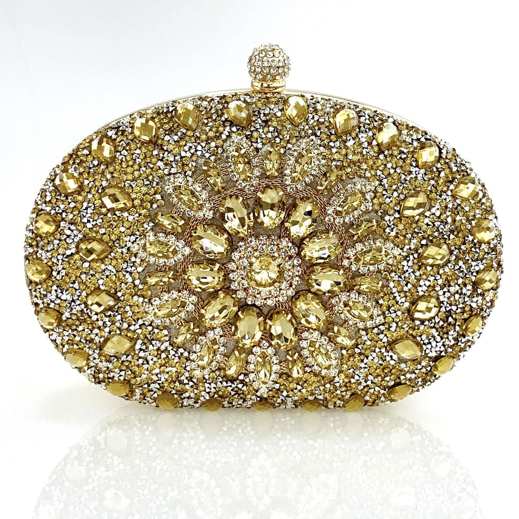 European And American Womens Evening Clutch Diamond-embellished Bag
