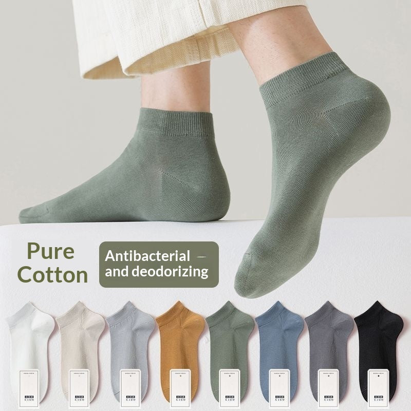 Pure Cotton Socks Summer Thin Style Mens And Couples Version