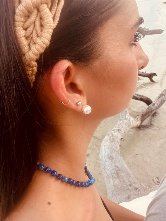 Gemme pure + Lapis-lazuli || Collier