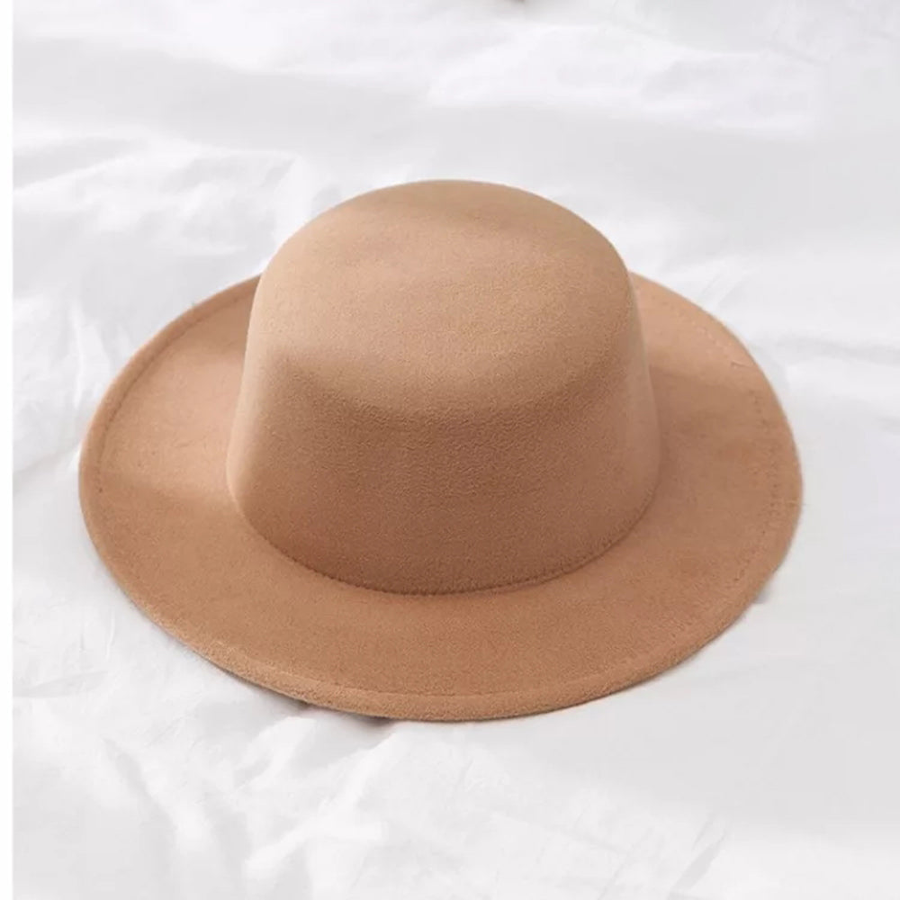 Winter Autumn Woolen Women Men Fedora Hats Fashionable Women Classic Wide Brim Fedora Hat Adjustable Big Fedoras Hat Luxury Brim Fedora Hat Summer Men Classic Hat