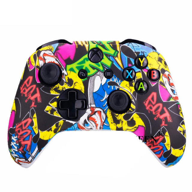New Camouflage Silicone Gamepad Cover+2 Joystick Caps For Controller Silicone Cover Skins Protector Case Accessories For Wireless/Wired Gamepad Joystick