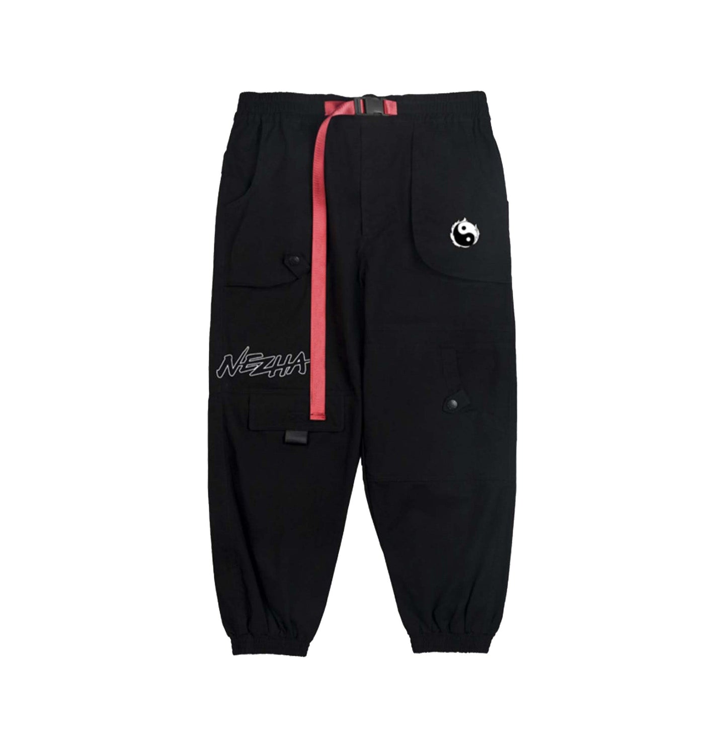 IBP332 Yin Yang Schwarze Cargohose