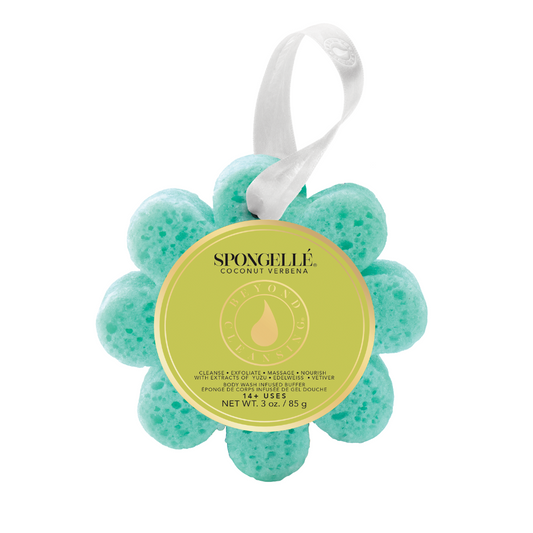 Noix de Coco Verveine | Éponge de Bain Fleur Sauvage