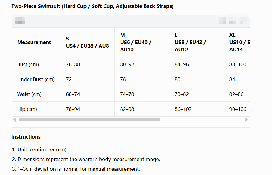 Women's High Waist Solid Color Split Swimsuit with Wave Pattern for Tummy Control