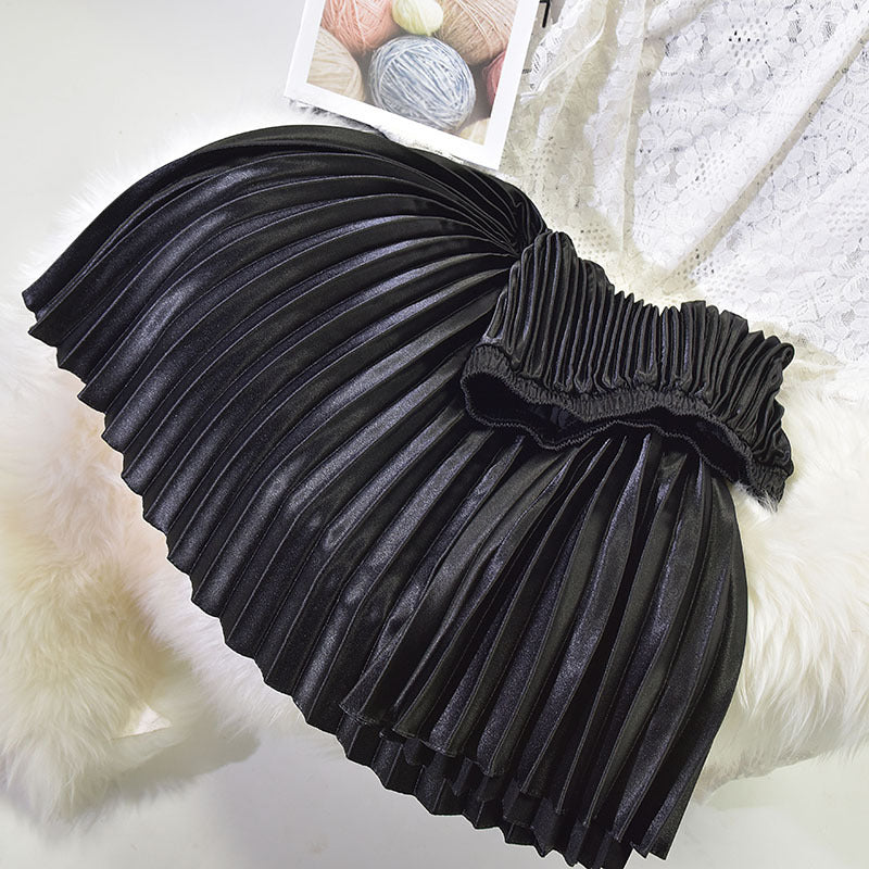 Pleated Skirt Skirt Spring And Summer New High Waist Retro Fashion