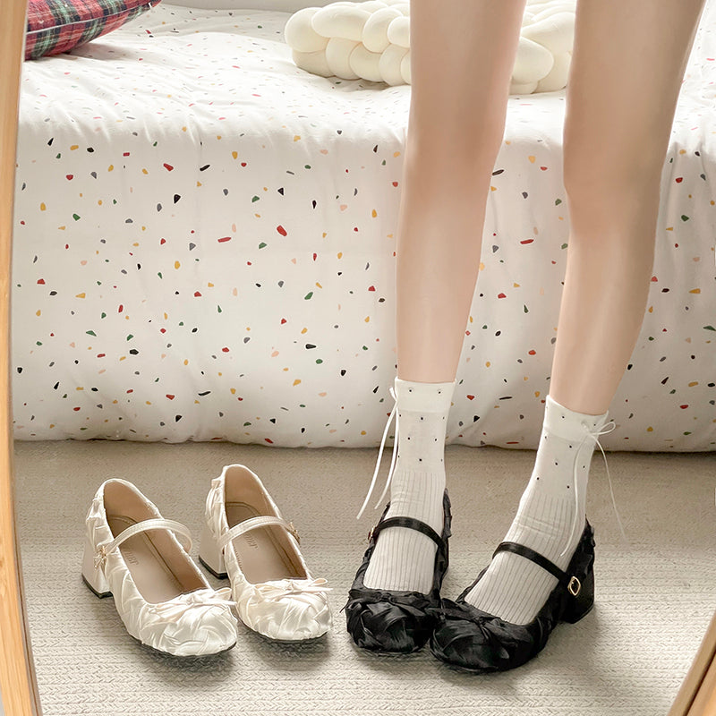French Retro Thick Heel Shallow Mouth Single Shoe 2026 New Summer Small Soft Sole With Skirt Mary Jane Women's Shoes