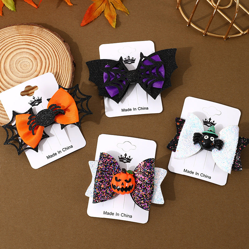 Halloween Barrettes Ghost Festival Party Festival Atmosphere Decor