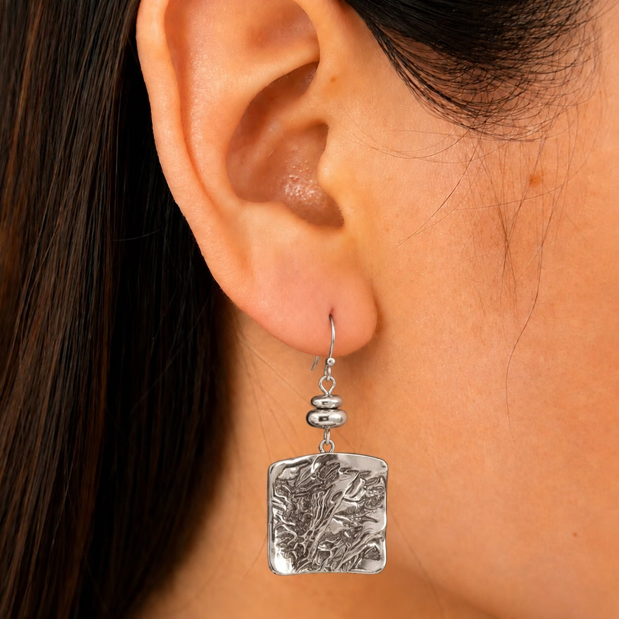Vintage Square Earrings For Women