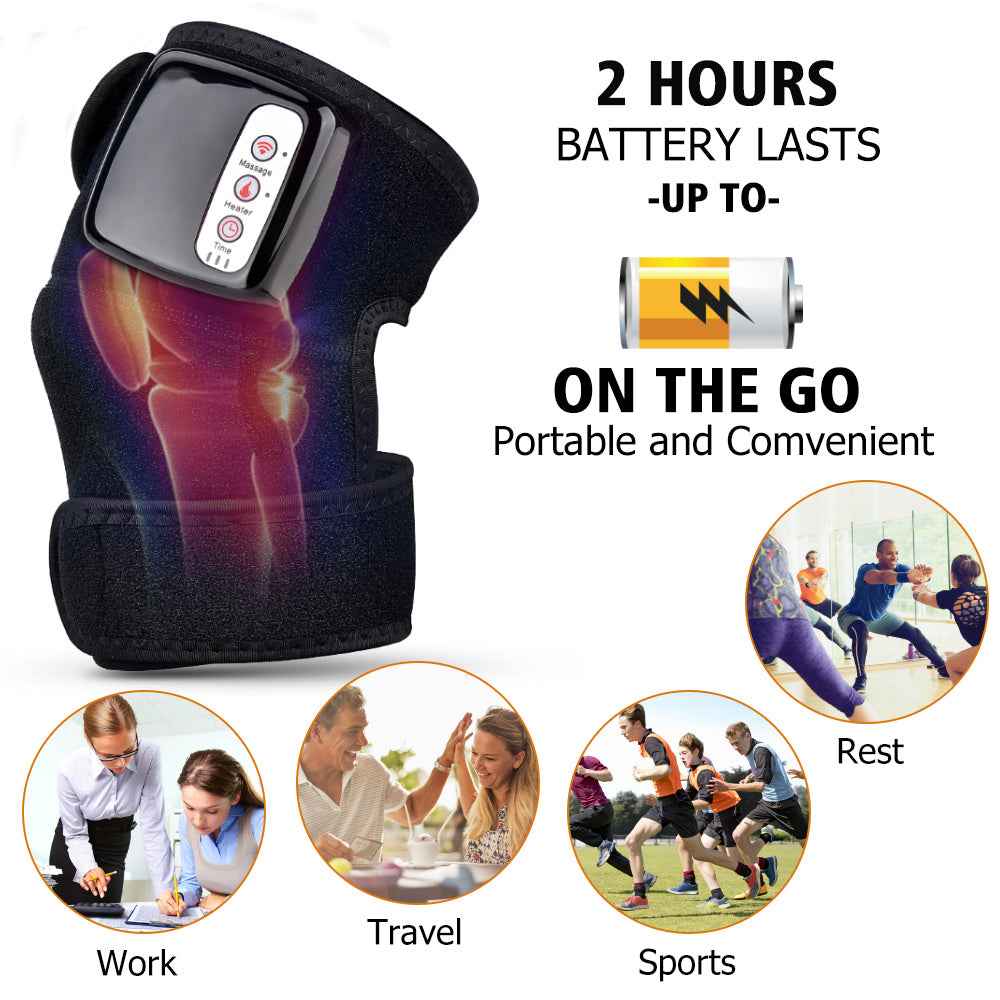 Infrared Heating Knee and Elbow Massager with Vibration Therapy