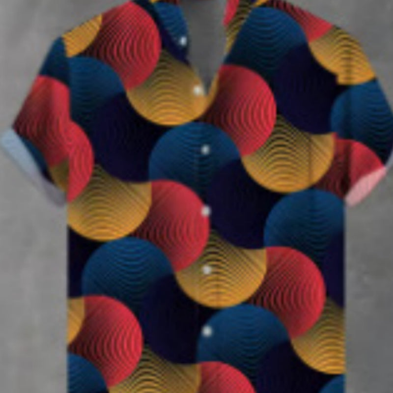Hawaiian-style Fashionable And Breathable Mens Shirt