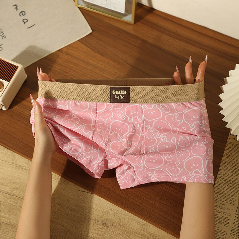 Men's Underwear Cartoon Printed Cotton Briefs
