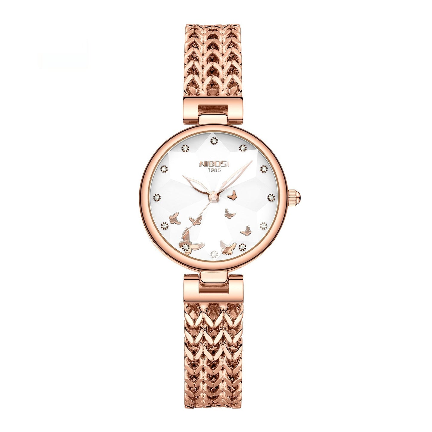 New Stylish Niche Womens Waterproof Watch With A Steel Band