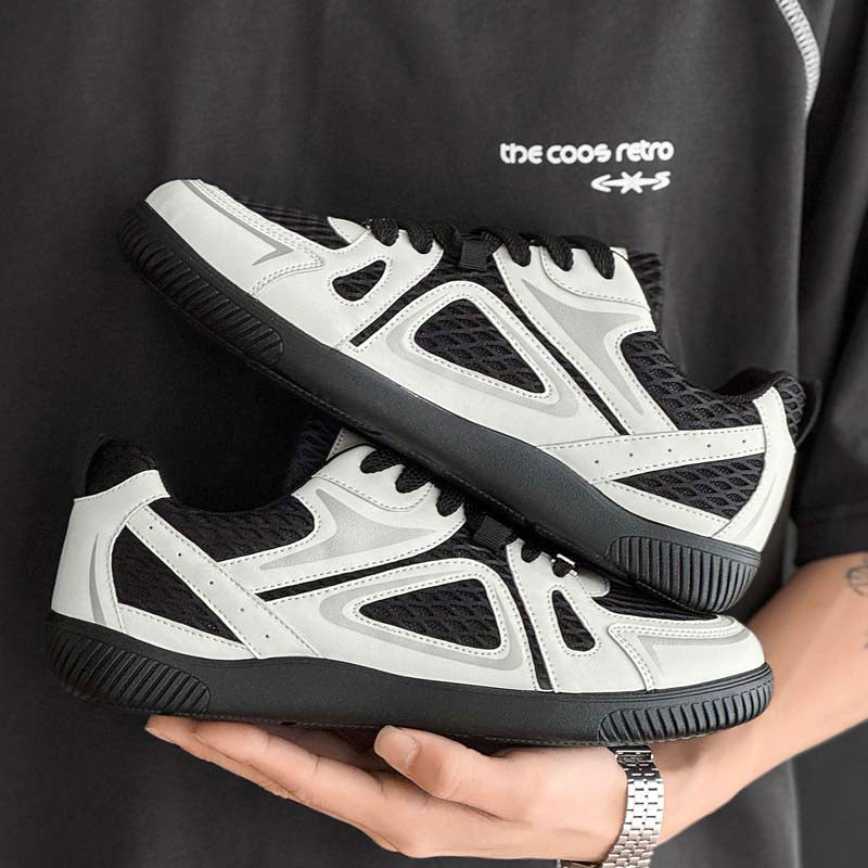 Men's 2026 Summer Trendy German Trainer Sneakers, Breathable Mesh Thick Sole Anti-slip Casual Student Footwear