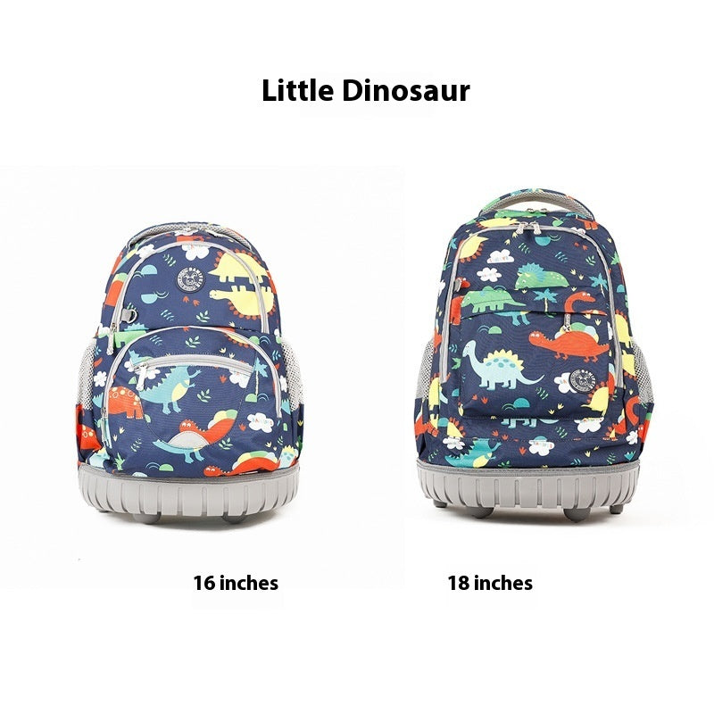 Children's Trolley Schoolbag Student Korean Style Backpack