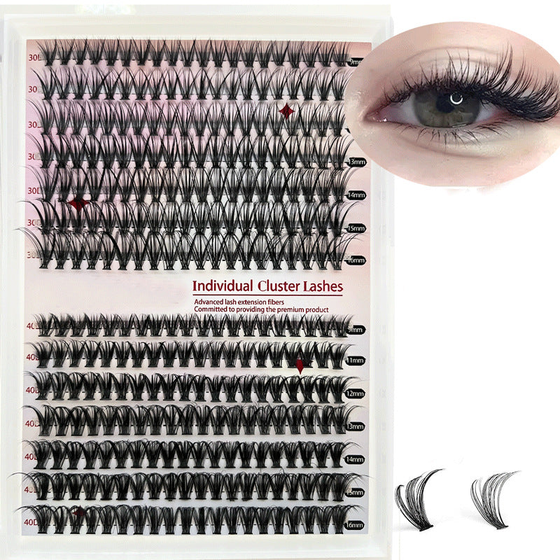 DIY Cluster Lashes Mixed Package False Eyelashes