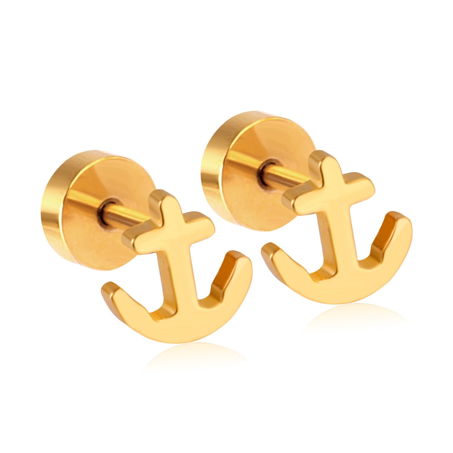 European And American Bow-knot Screw-back Stud Earrings