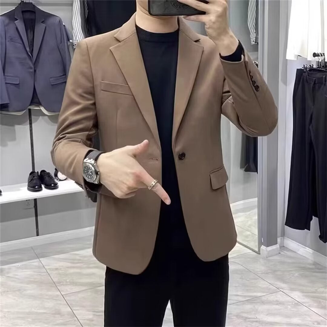 Spring Autumn New Men's Suit Jacket Coat