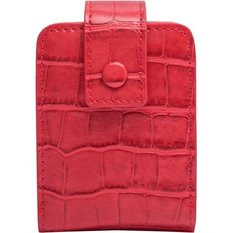 Stylish Portable On-the-go Makeup Bag For Womencreative Design With A Built-in Mirror