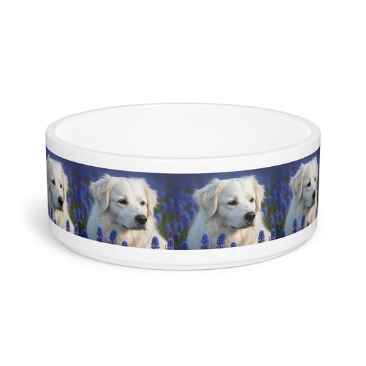 Ceramic Pet Bowl – 16 oz Dog Feeding Bowl