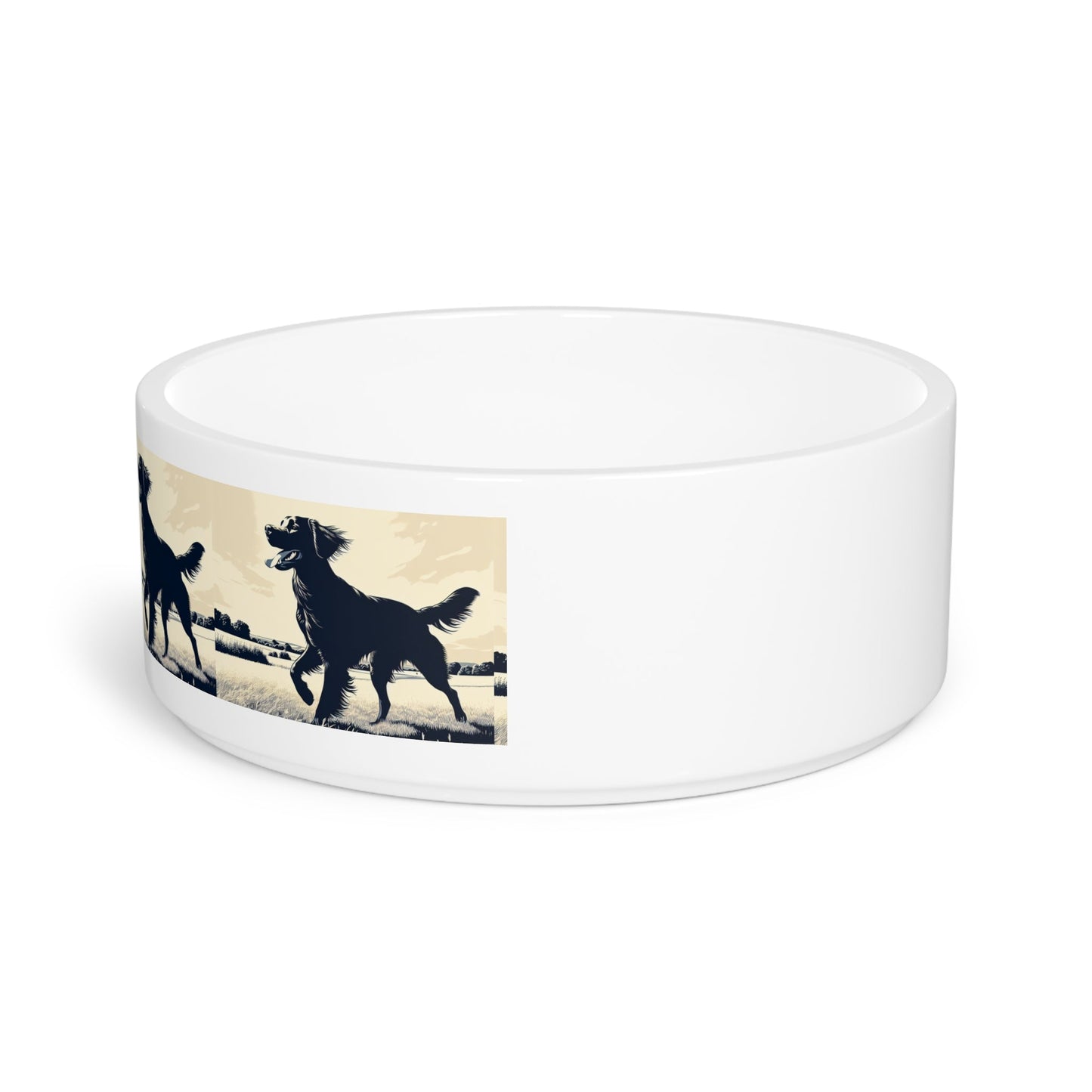 Ceramic Pet Bowl – 16 oz Dog Feeding Bowl