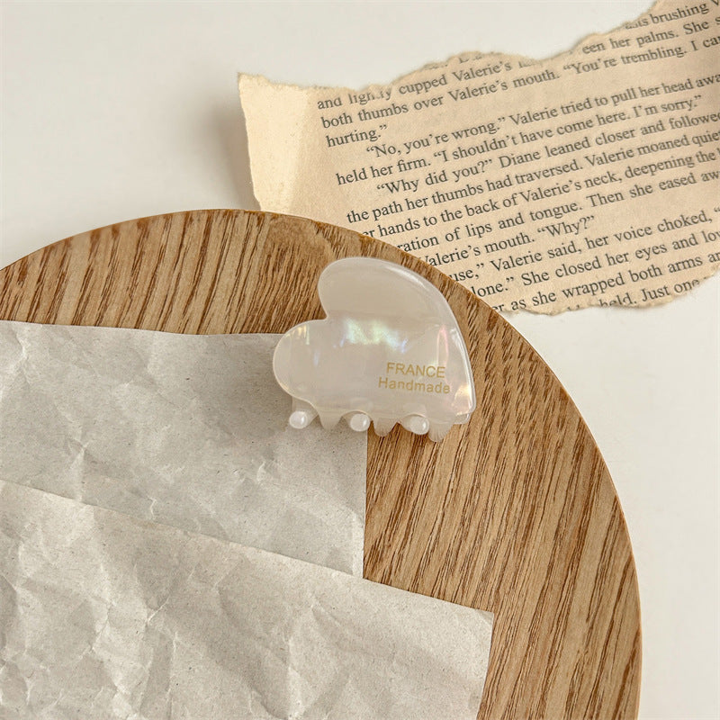 Love Small Jaw Back Hairpin Shark Clip