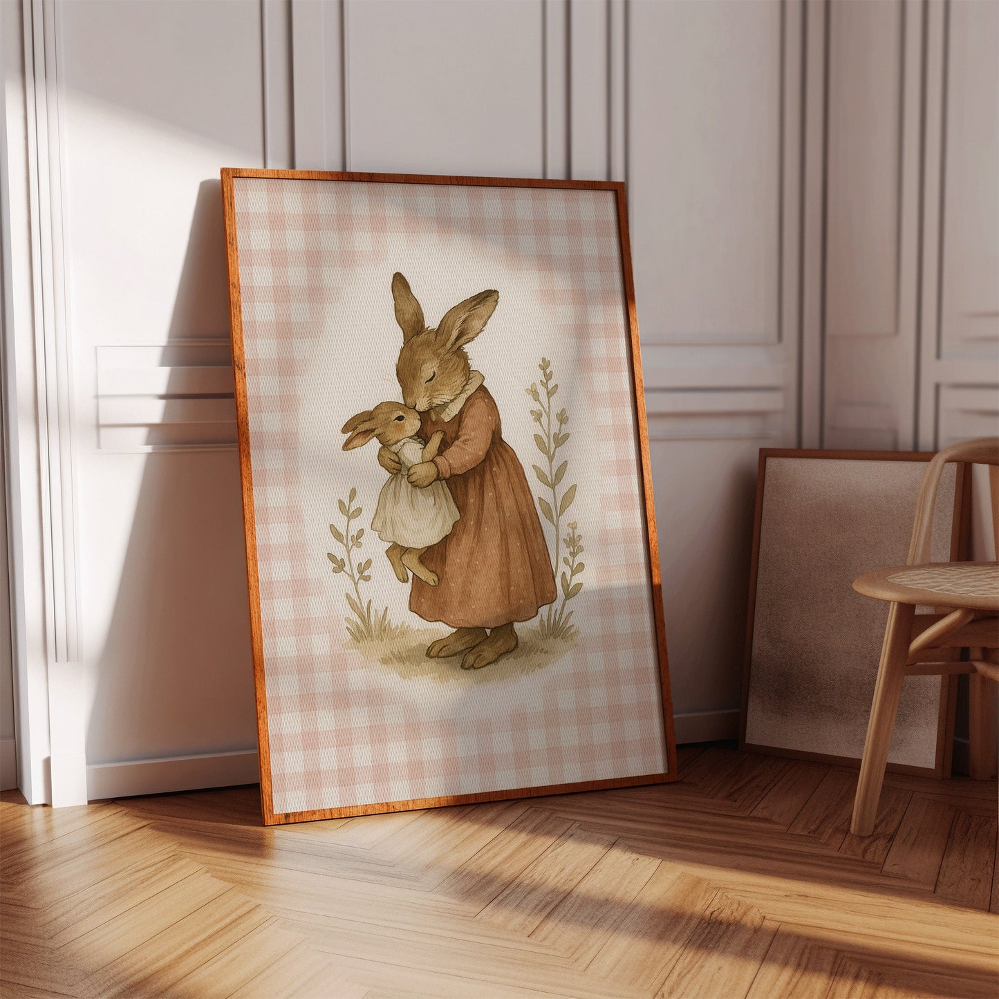 Mama Bunny’s Kiss in Gingham