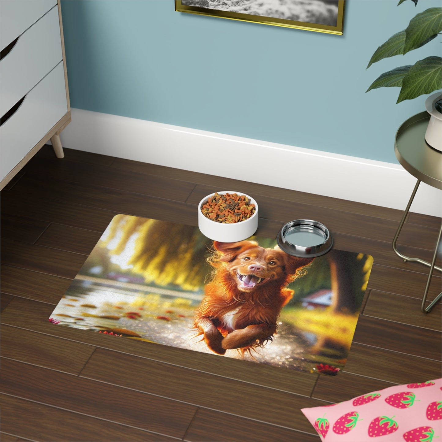 Non-Slip Pet Food Mat – Waterproof Feeding Mat for Dogs