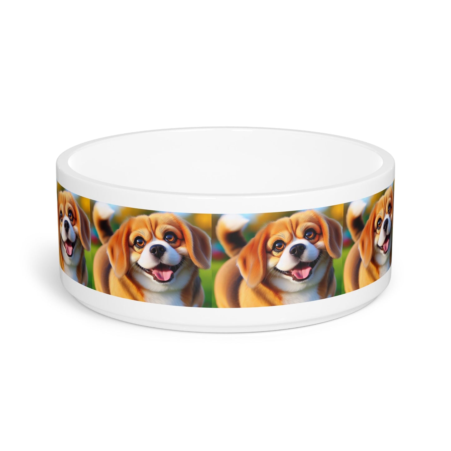Ceramic Pet Bowl – 16 oz Dog Feeding Bowl