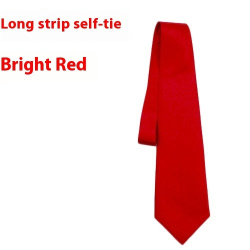 8CM Tie Men's Formal Wear Business Black Suit Hand Tie Work