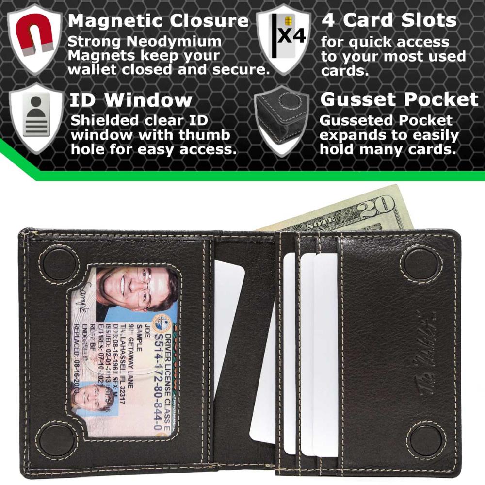 The Waltlet - Maximaler Stauraum, RFID-sichere minimalistische Geldbörse