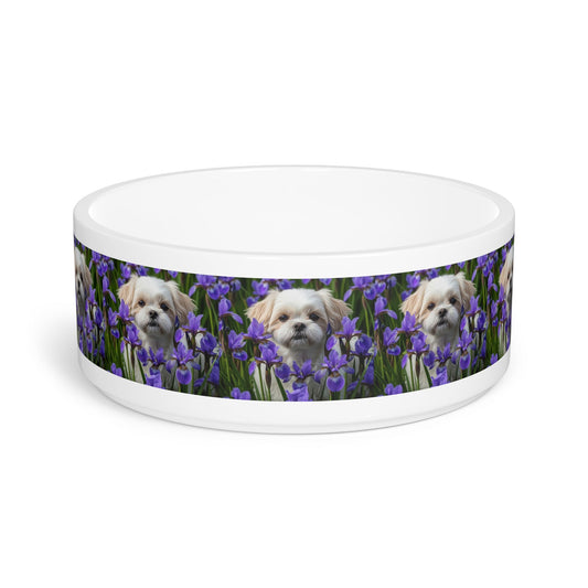 Ceramic Pet Bowl – 16 oz Dog Feeding Bowl