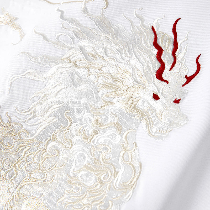 T-shirt brodé lion vaillant KH868
